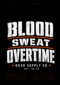 Blood sweat OT sticker