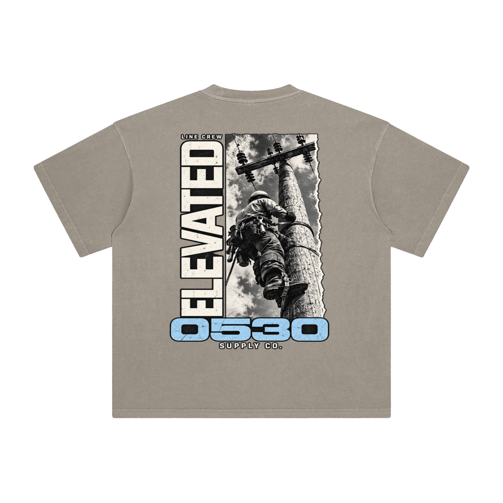 0530 Lineman — Elevated Enzyme-Washed Tee
