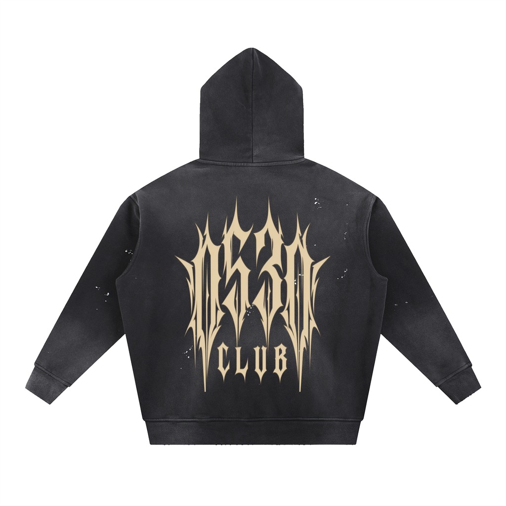 0530 Athletic Club Vintage Frayed Fleece Hoodie