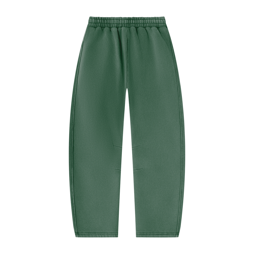 0530 Athletic Club — Flamed Vintage-Wash Barrel-Leg Sweatpants