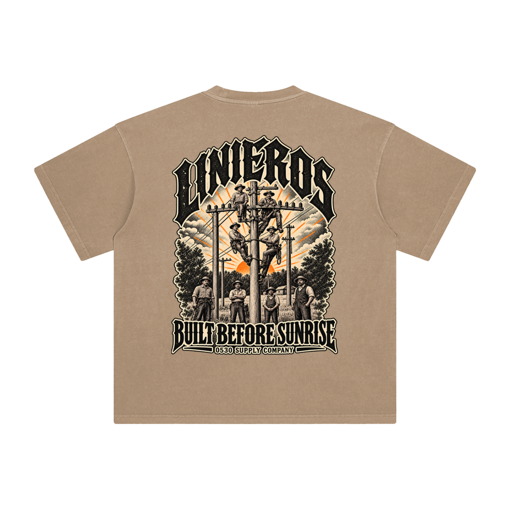 0530 Heritage Club — Linieros Enzyme-Washed Tee