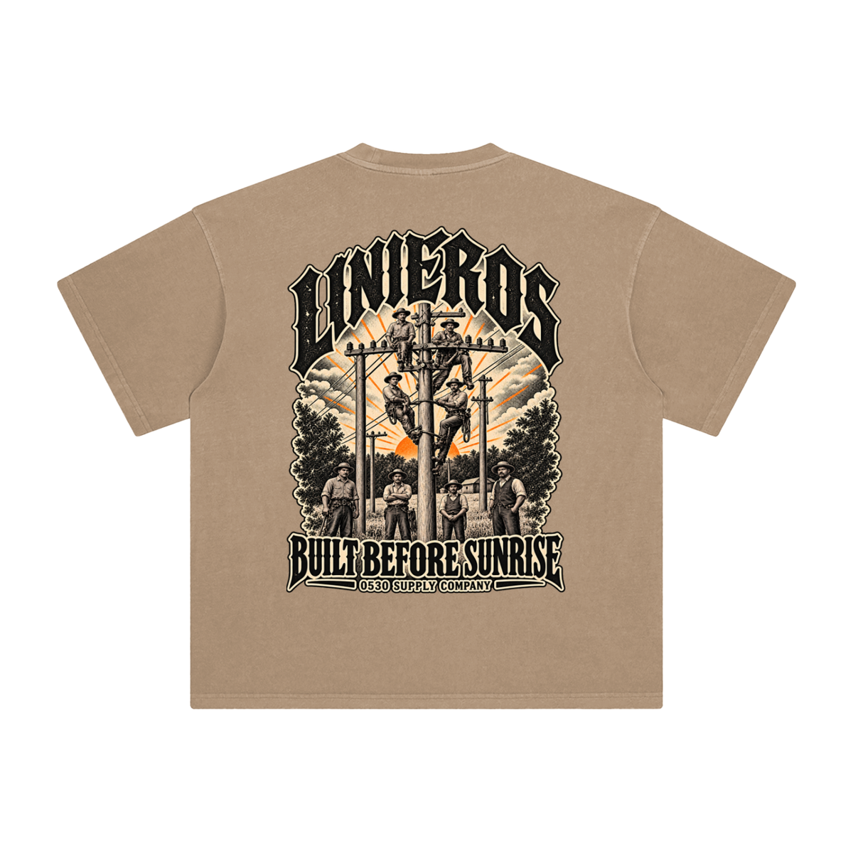 0530 Heritage Club — Linieros Enzyme-Washed Tee