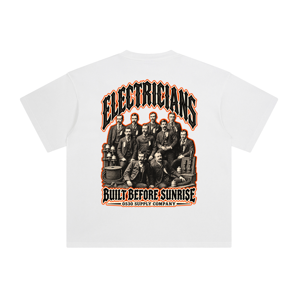 0530 Heritage Club — Electricians Enzyme-Washed Tee