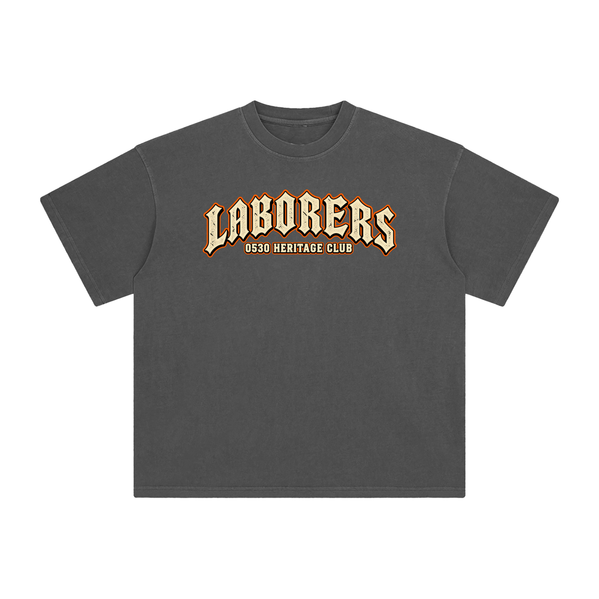 0530 Heritage Club — Laborers Enzyme-Washed Tee