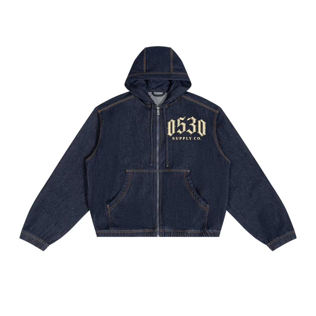 0530 Hooded Denim Jacket