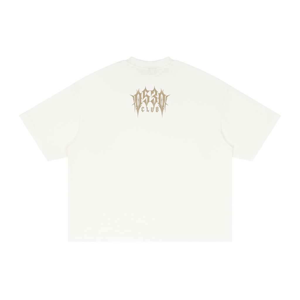 0530 Athletic Club Waffle Washed Cropped Boxy Tee