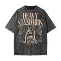 Heavy Standards — Oversized Vintage-Wash Tee