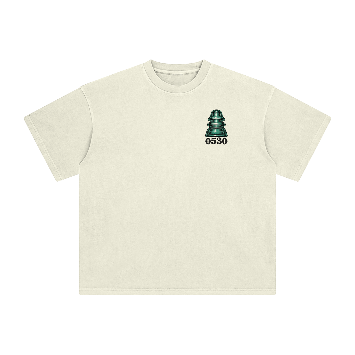 0530 Lineman — Hot Line Rattlesnake Enzyme-Washed Tee