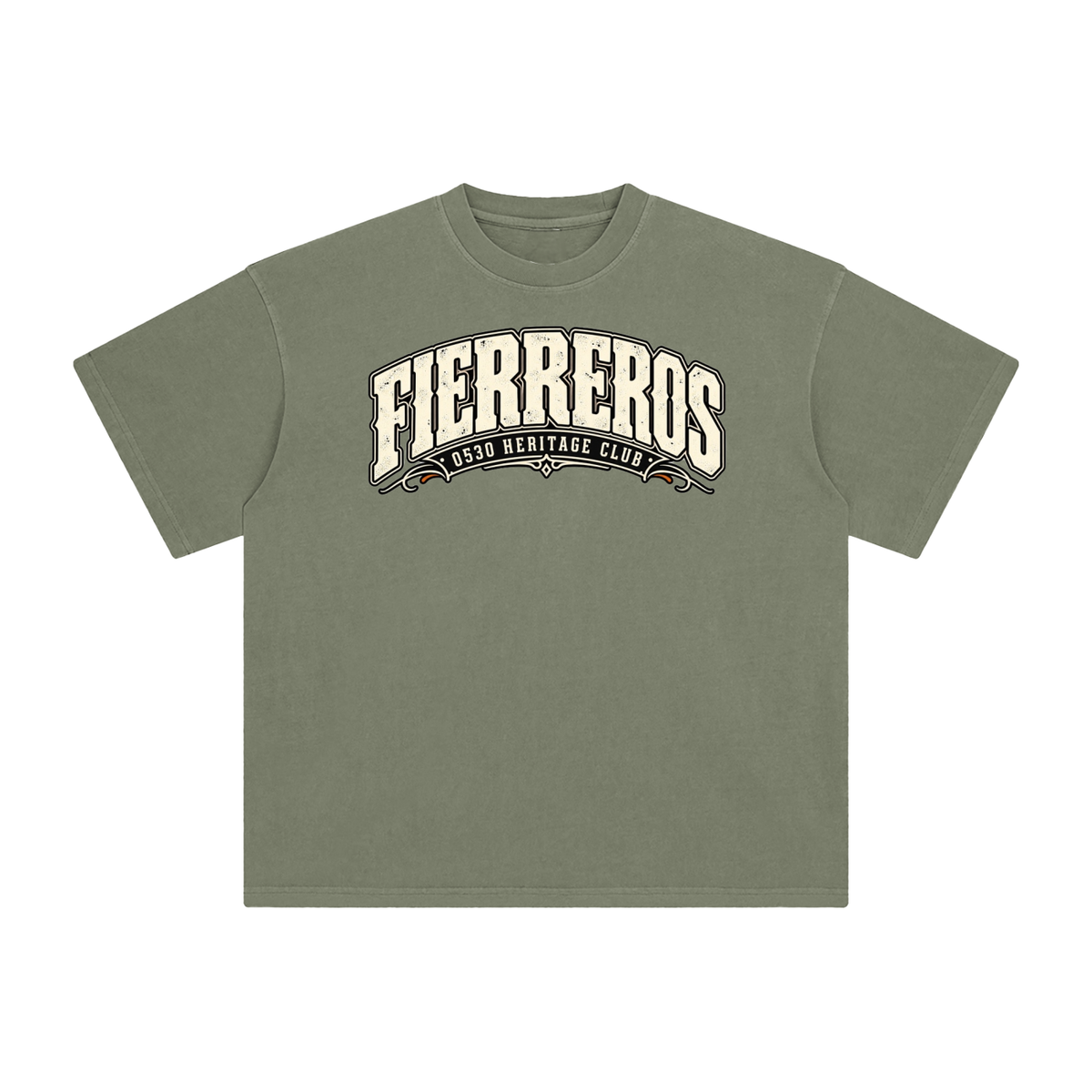0530 Heritage Club — Fierros Enzyme-Washed Tee