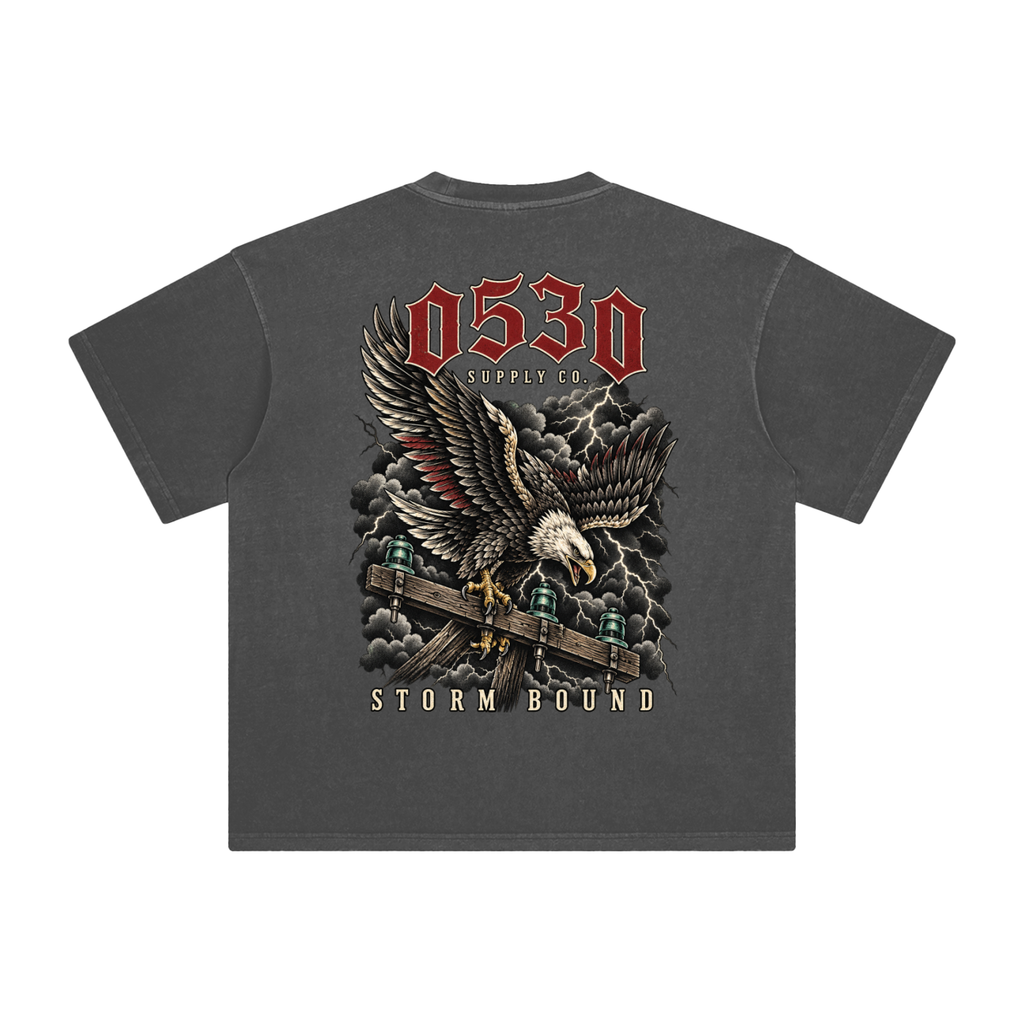 0530 Lineman — Storm Bound Enzyme-Washed Tee
