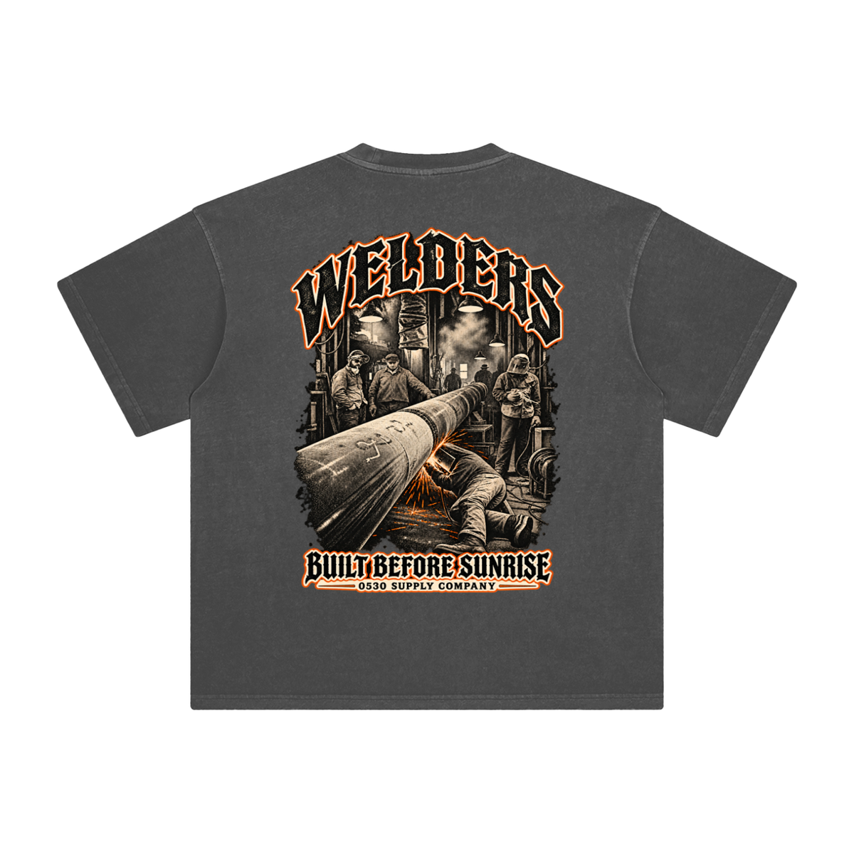 0530 Heritage Club — Welders Enzyme-Washed Tee