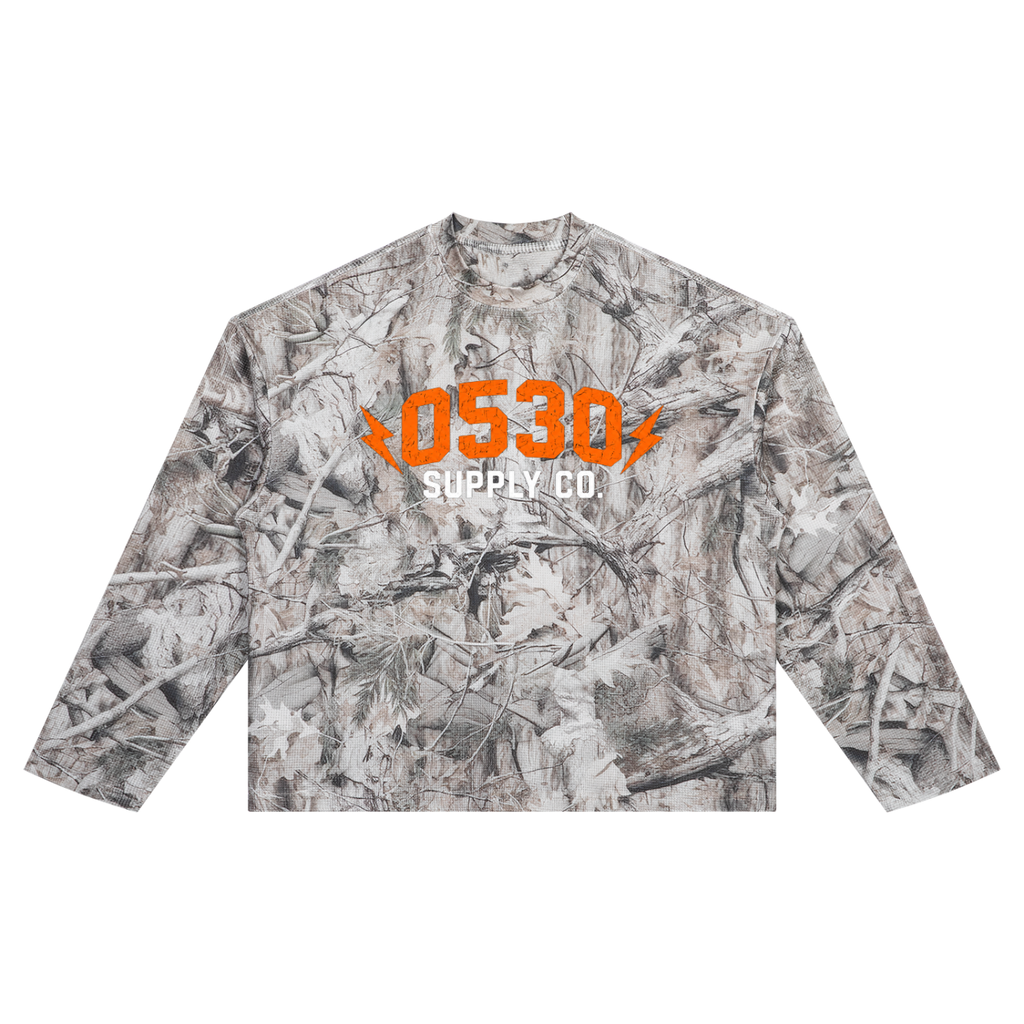 0530 Tree Camo Waffle Shirt