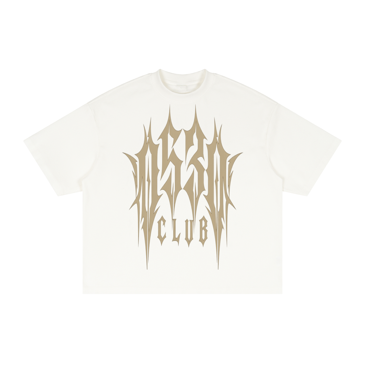 0530 Athletic Club Waffle Washed Cropped Boxy Tee