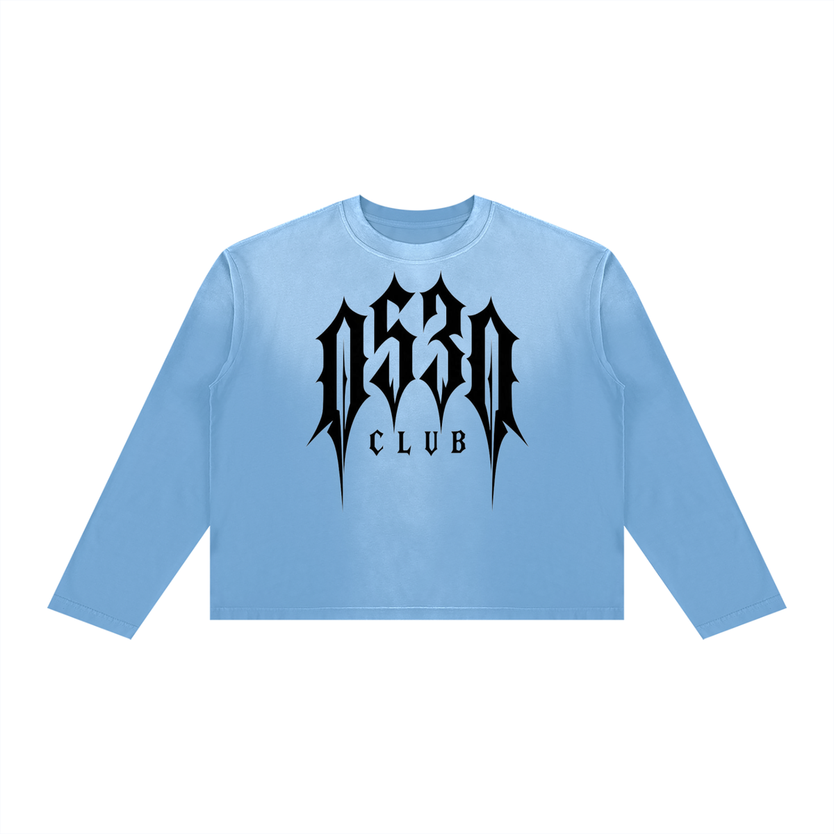 0530 Athletic Club Sunfade Cropped Boxy Long Sleeve