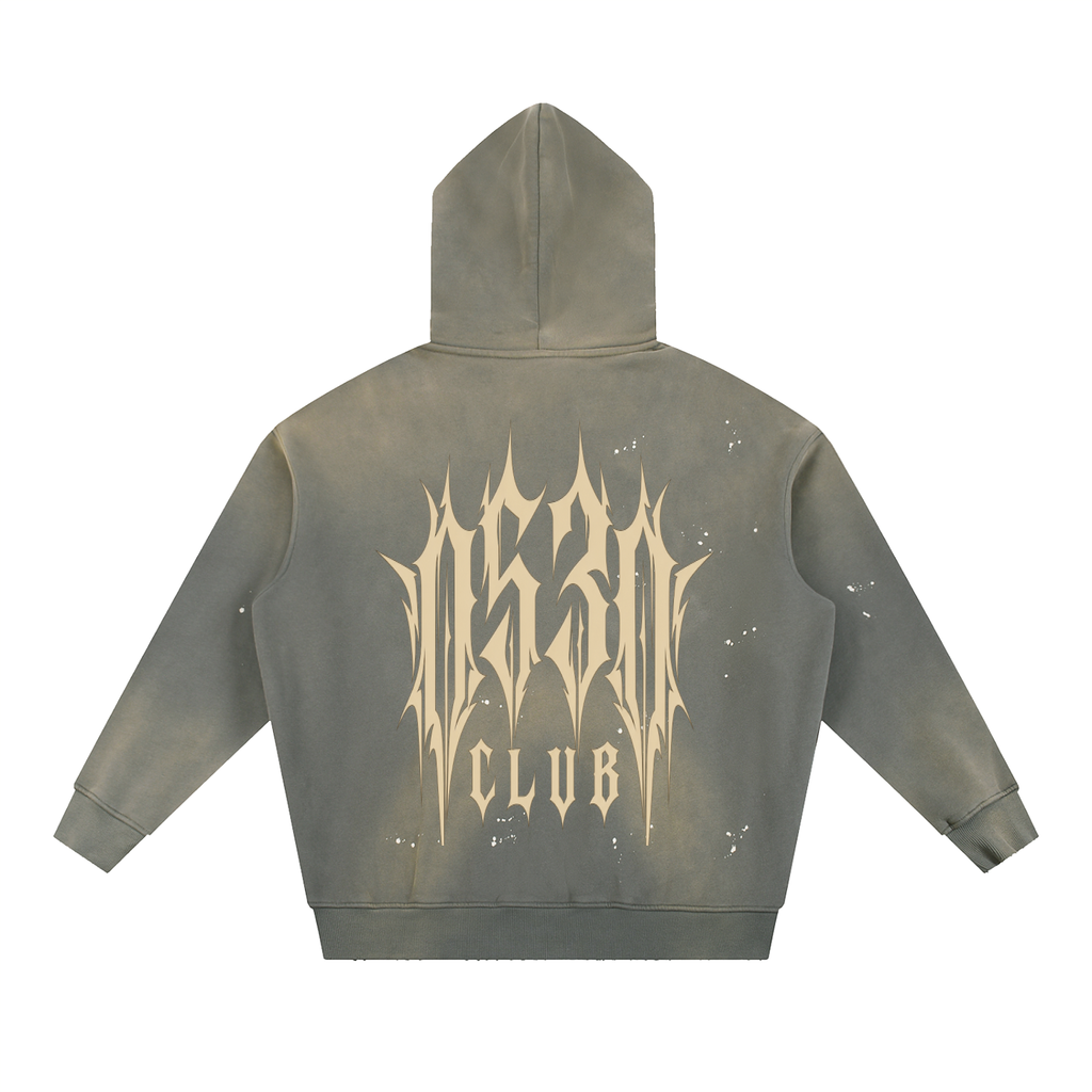 0530 Athletic Club Vintage Frayed Fleece Hoodie
