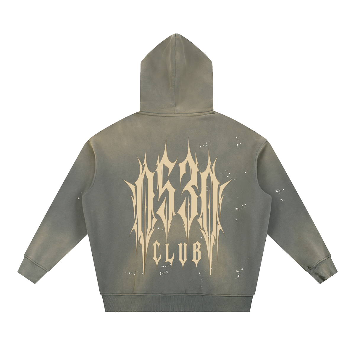 0530 Athletic Club Vintage Frayed Fleece Hoodie
