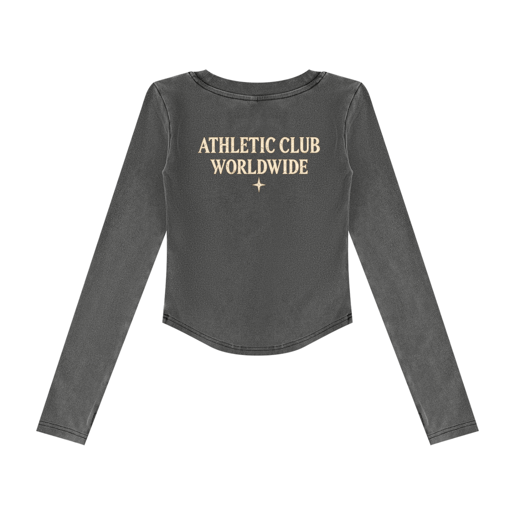 0530 Athletic Club Worldwide — Women's Cropped Long Sleeve