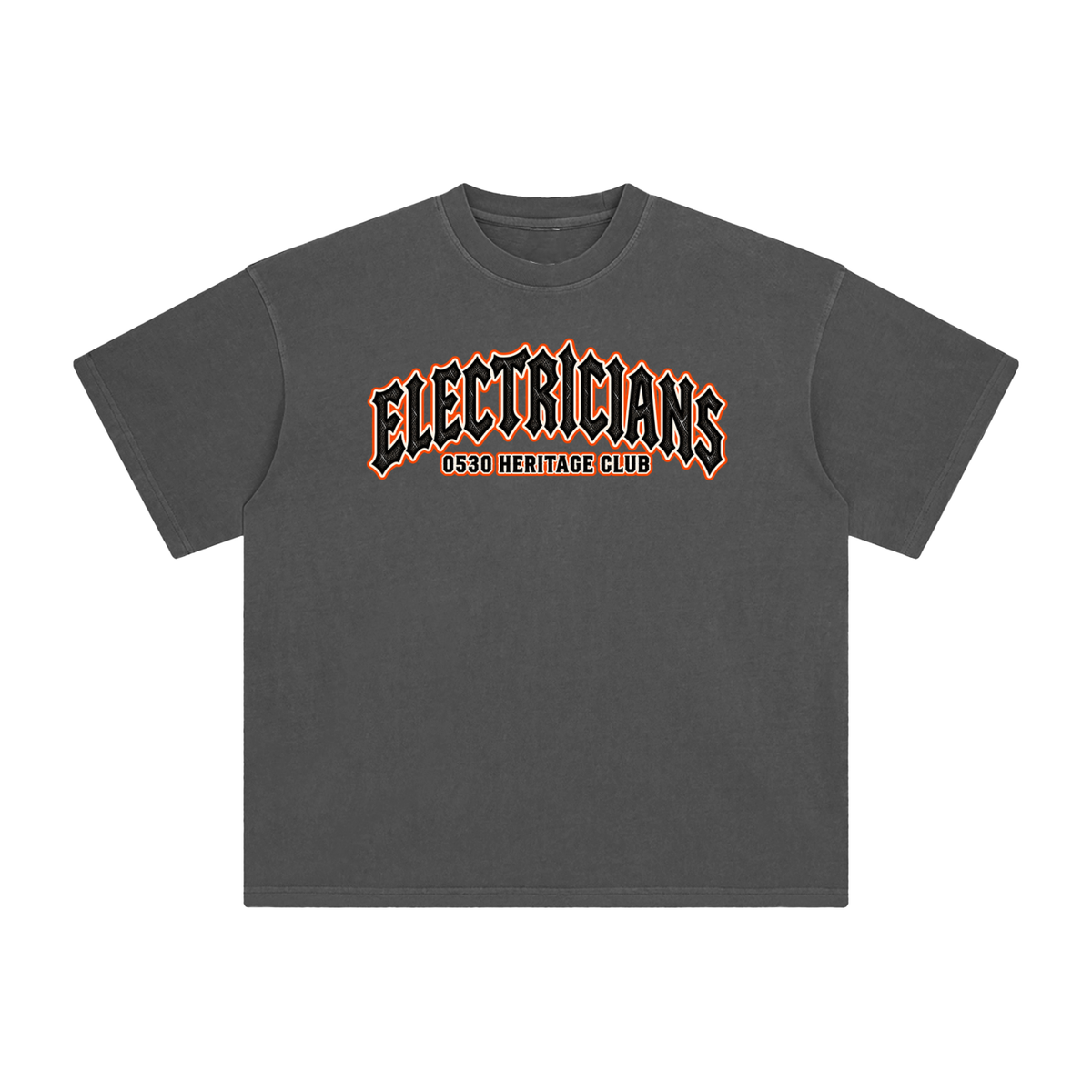 0530 Heritage Club — Electricians Enzyme-Washed Tee