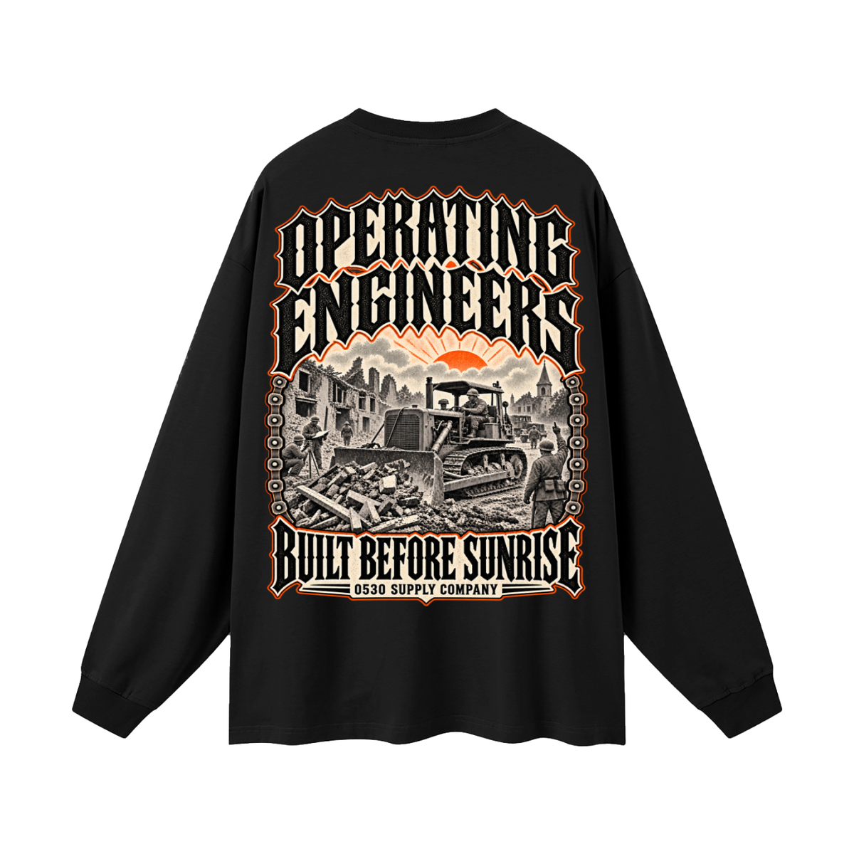 Operating Engineers Heritage  Long Sleeve T-Shirt