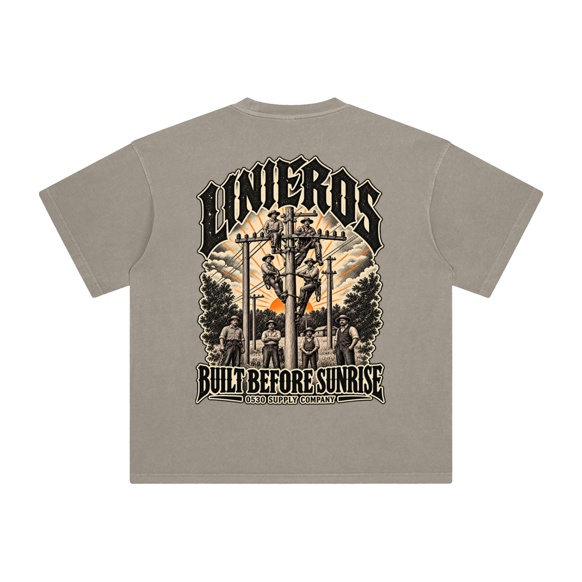 0530 Heritage Club — Linieros Enzyme-Washed Tee