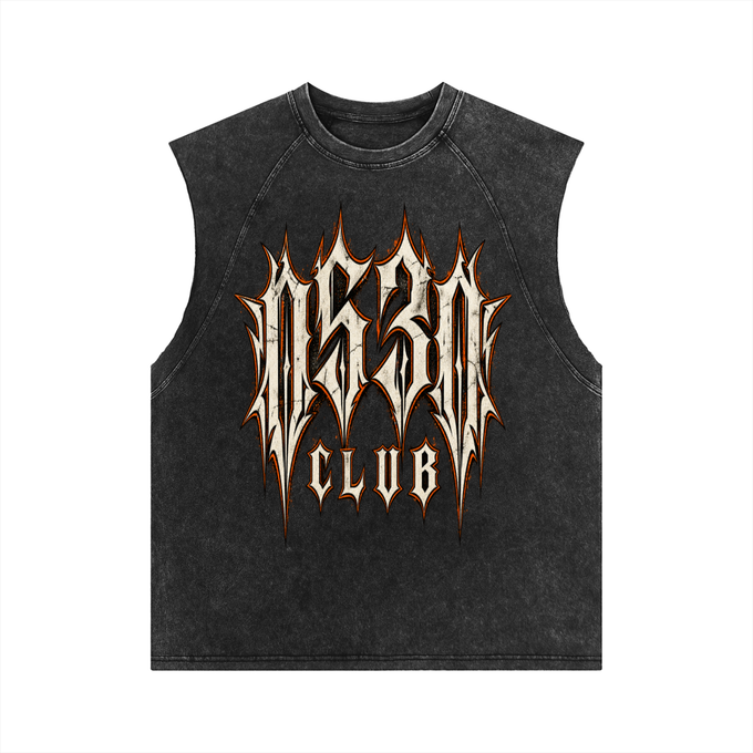 0530 Athletic Club Snow Washed Training Tank