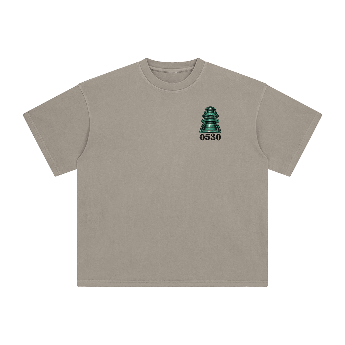 0530 Lineman — Hot Line Rattlesnake Enzyme-Washed Tee