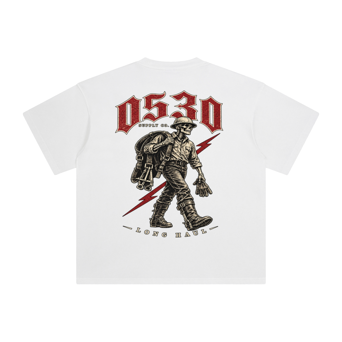 0530 Lineman — Long Haul Enzyme-Washed Tee