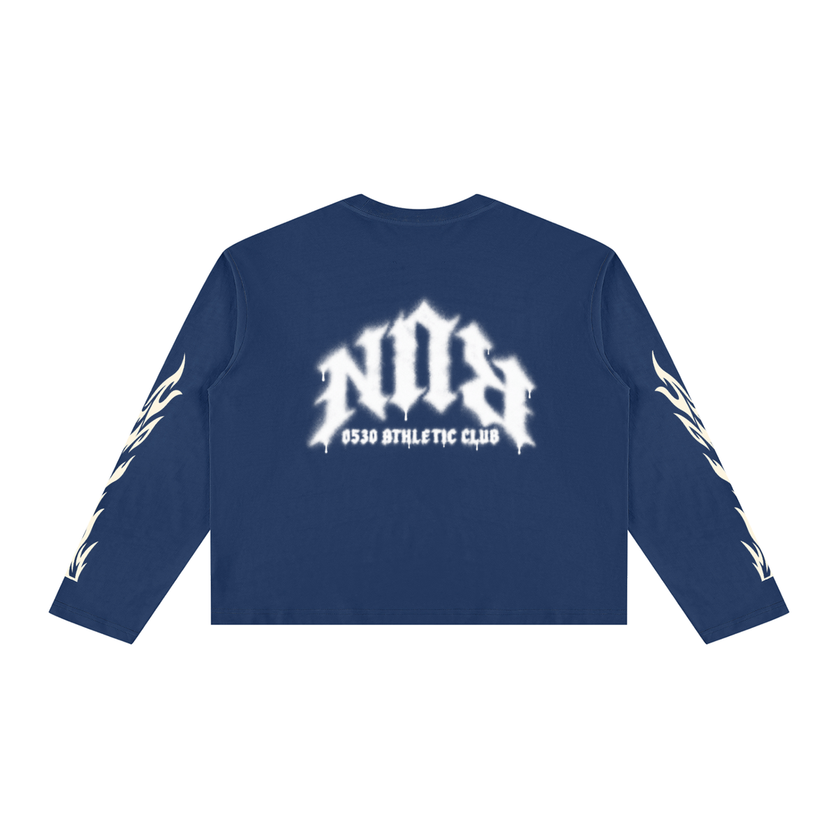 0530 Athletic Club — Spray Paint RUN Vintage-Wash Long Sleeve