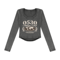 0530 Athletic Club Worldwide — Women's Cropped Long Sleeve
