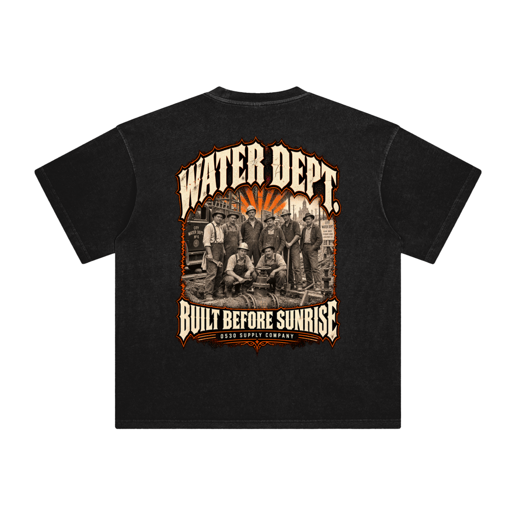 0530 Heritage Club — Water Dept. Enzyme-Washed Tee