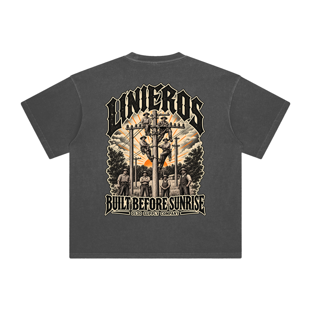 0530 Heritage Club — Linieros Enzyme-Washed Tee