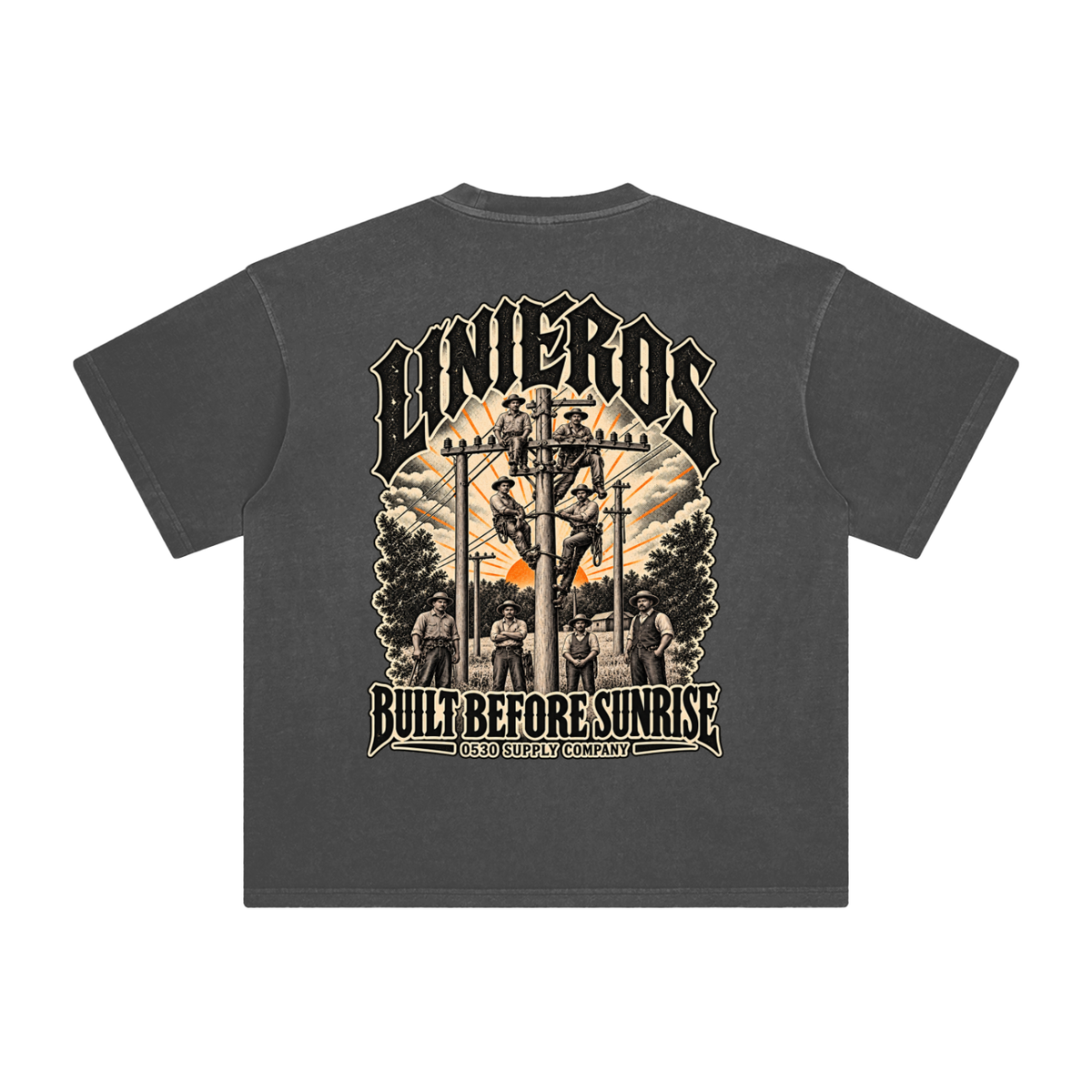 0530 Heritage Club — Linieros Enzyme-Washed Tee