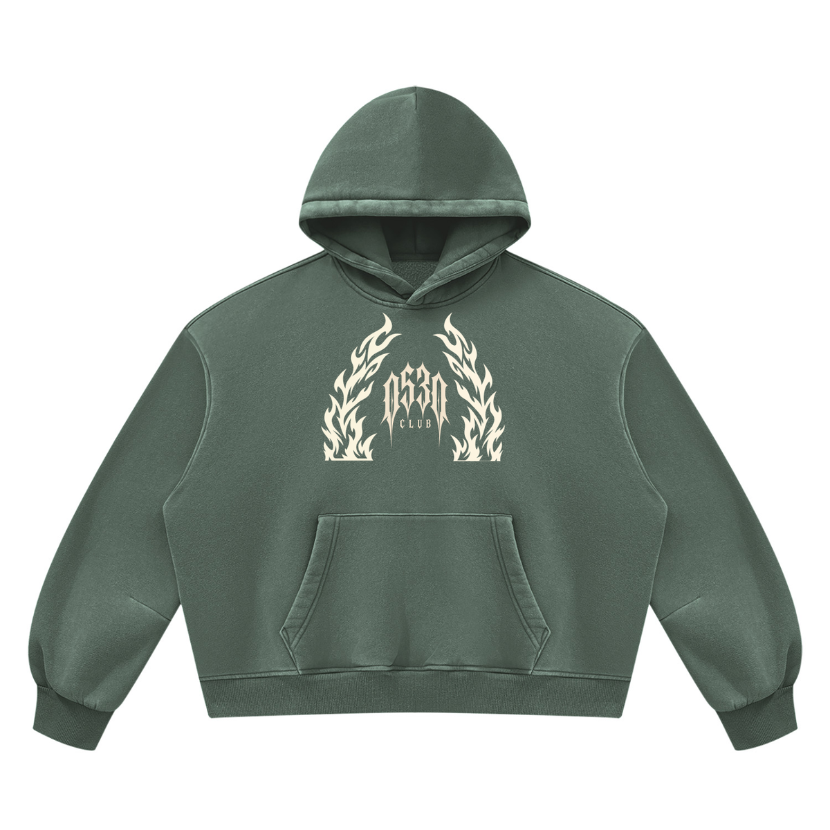 0530 Athletic Club — Flamed Vintage-Wash Fleece Hoodie