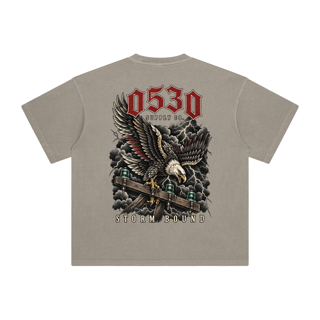0530 Lineman — Storm Bound Enzyme-Washed Tee