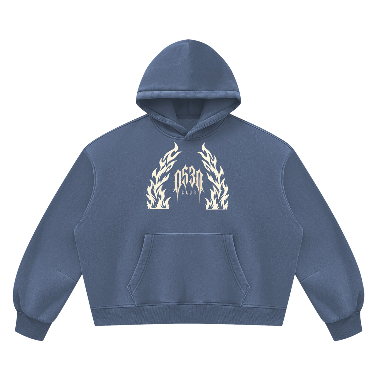 0530 Athletic Club — Flamed Vintage-Wash Fleece Hoodie