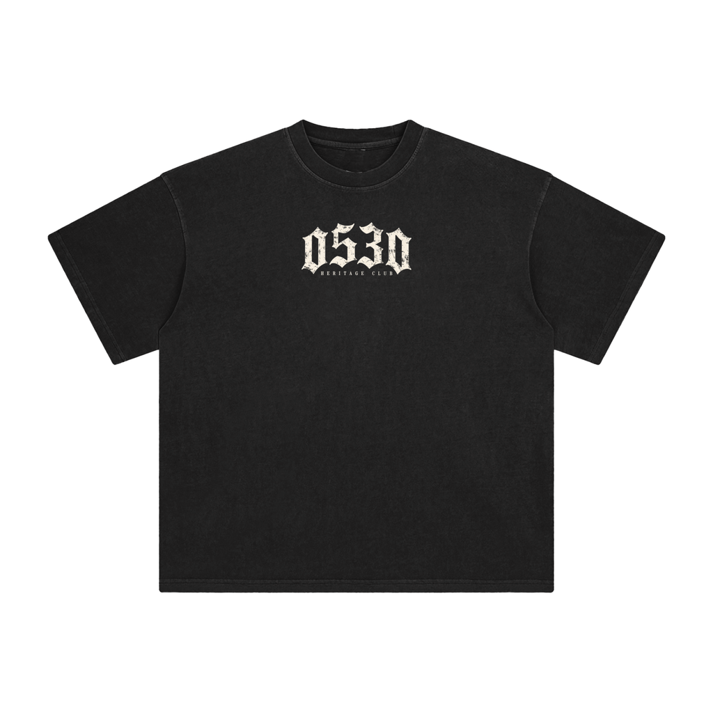 0530 Lineman — Heritage Tribute Enzyme-Washed Tee