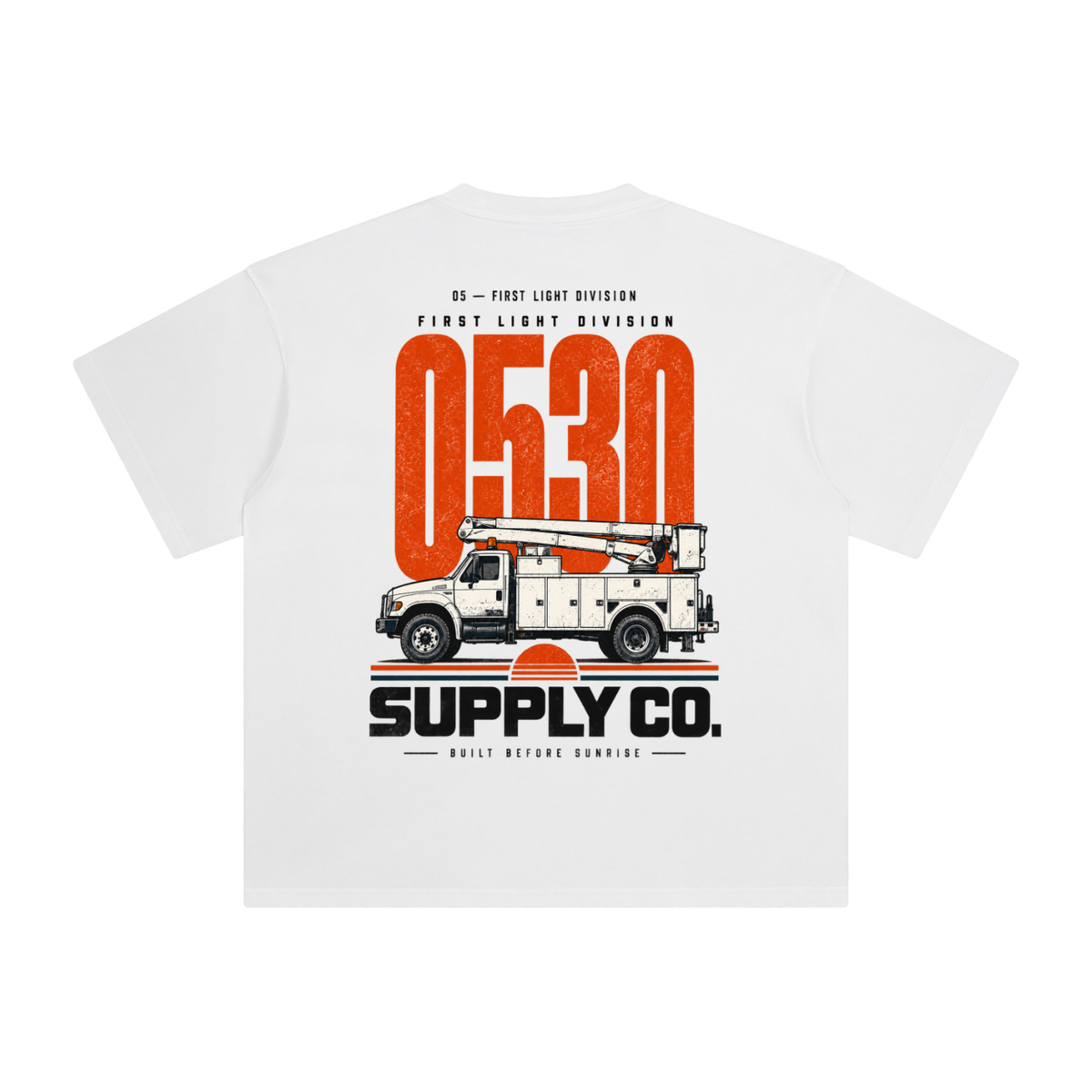 0530 Lineman — Bucket Truck Enzyme-Washed Tee