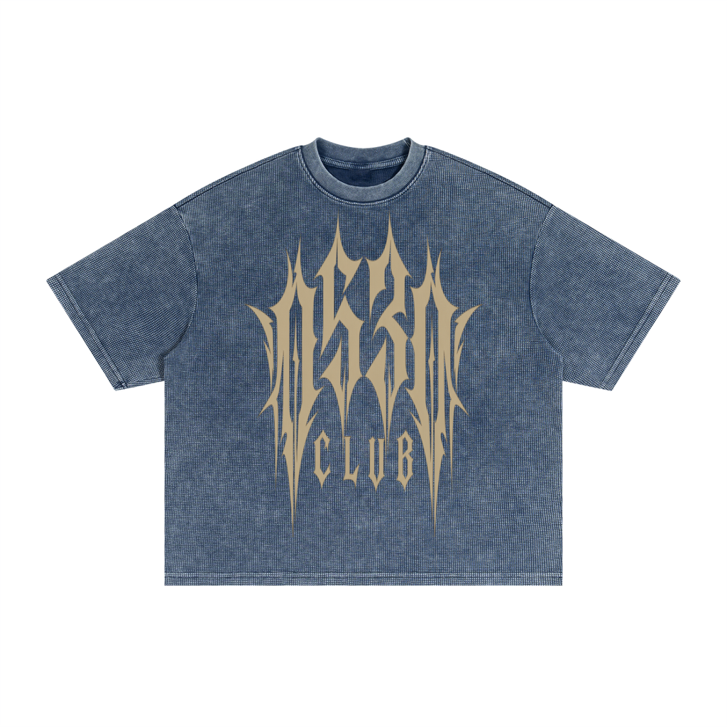 0530 Athletic Club Waffle Washed Cropped Boxy Tee