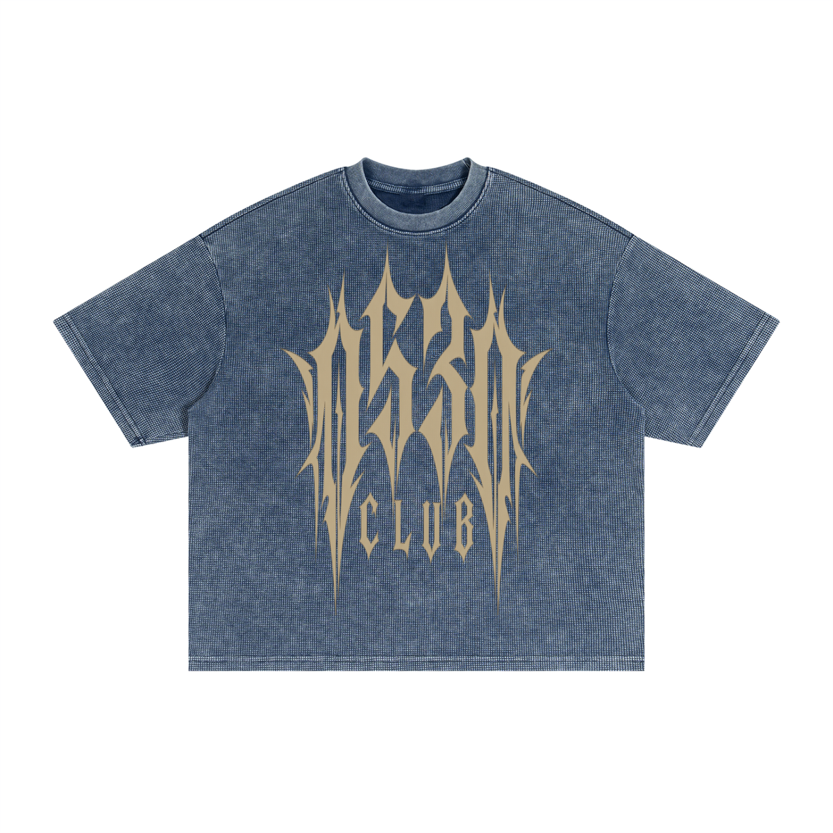 0530 Athletic Club Waffle Washed Cropped Boxy Tee