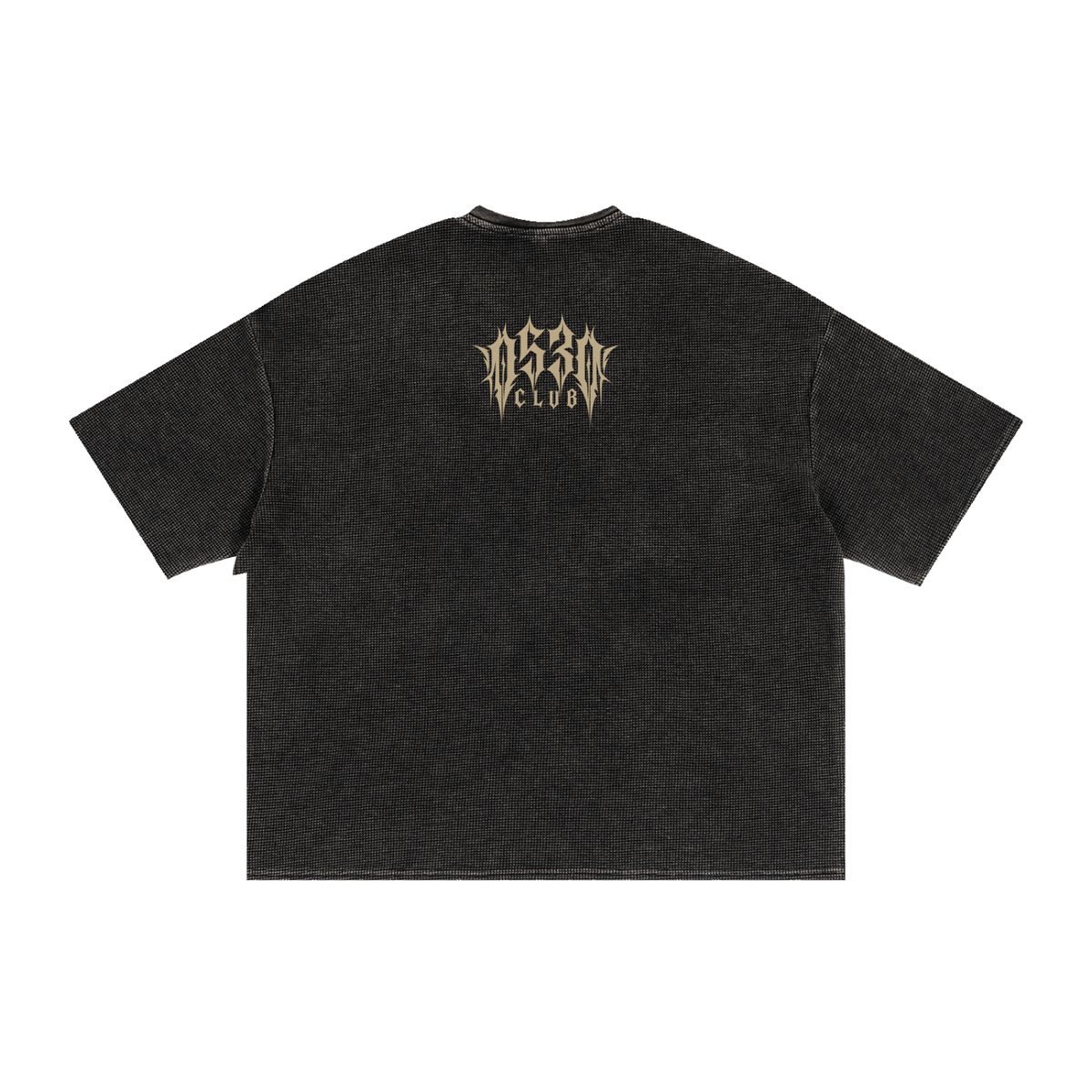 0530 Athletic Club Waffle Washed Cropped Boxy Tee