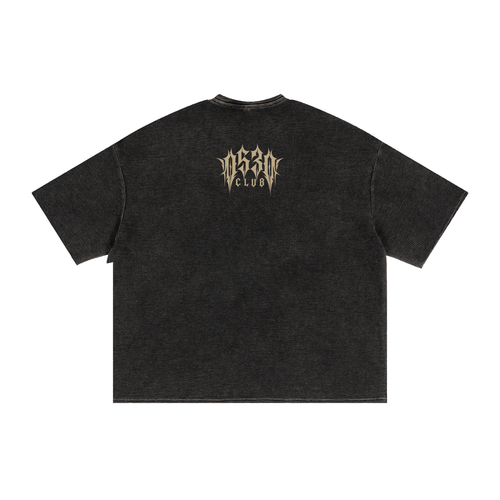 0530 Athletic Club Waffle Washed Cropped Boxy Tee