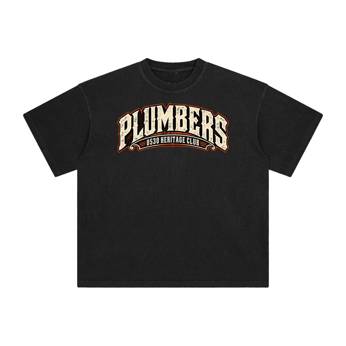 0530 Heritage Club — Plumbers Enzyme-Washed Tee